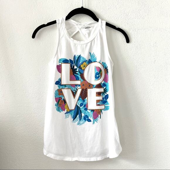 Old Navy Love Twisted Back Tank Size Kids Large - Picture 1 of 6